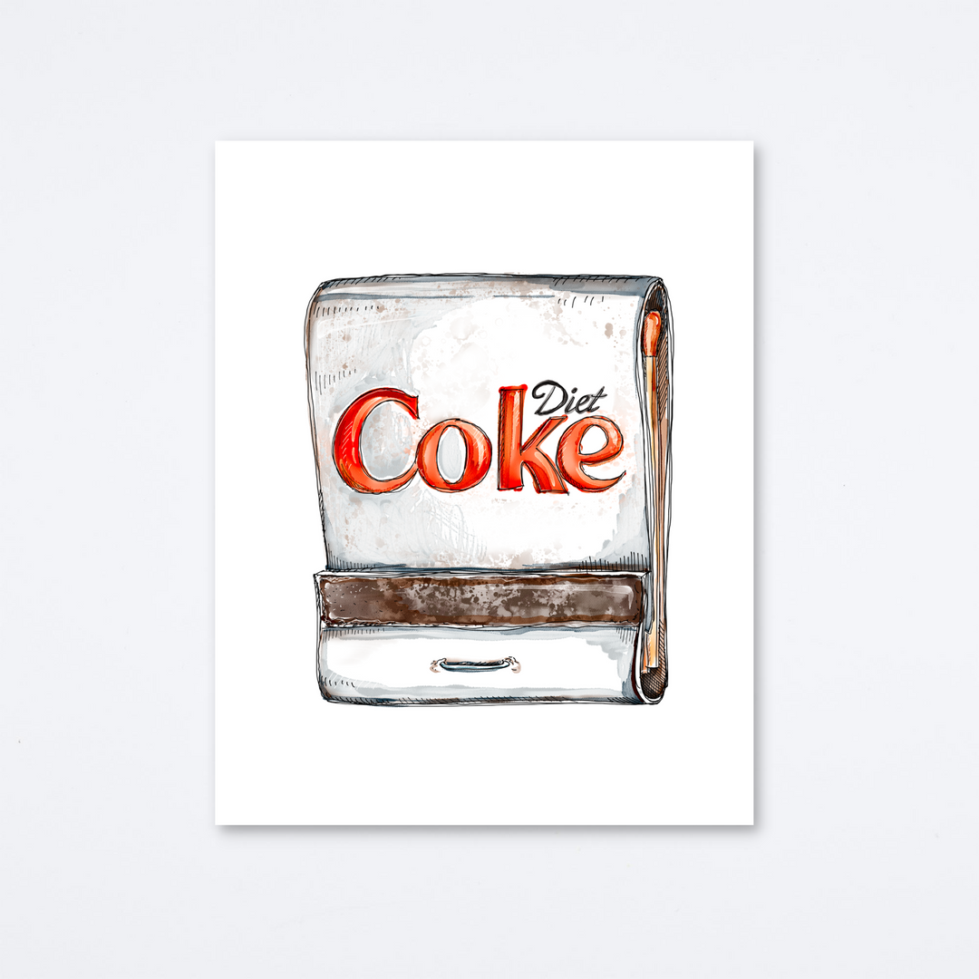 Diet Coke Art Print