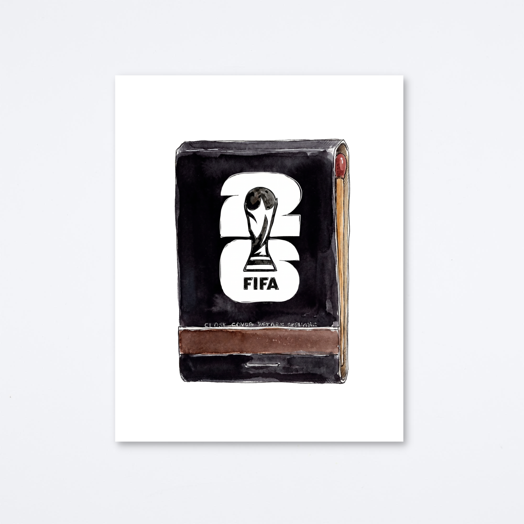 Fifa World Cup 26 Art Print – Mighty Strike Match