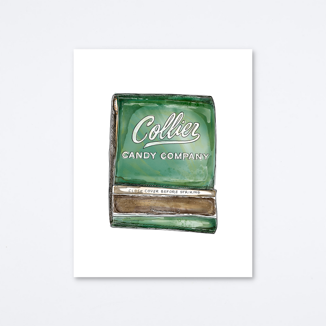 Collier Candy Company Art Print